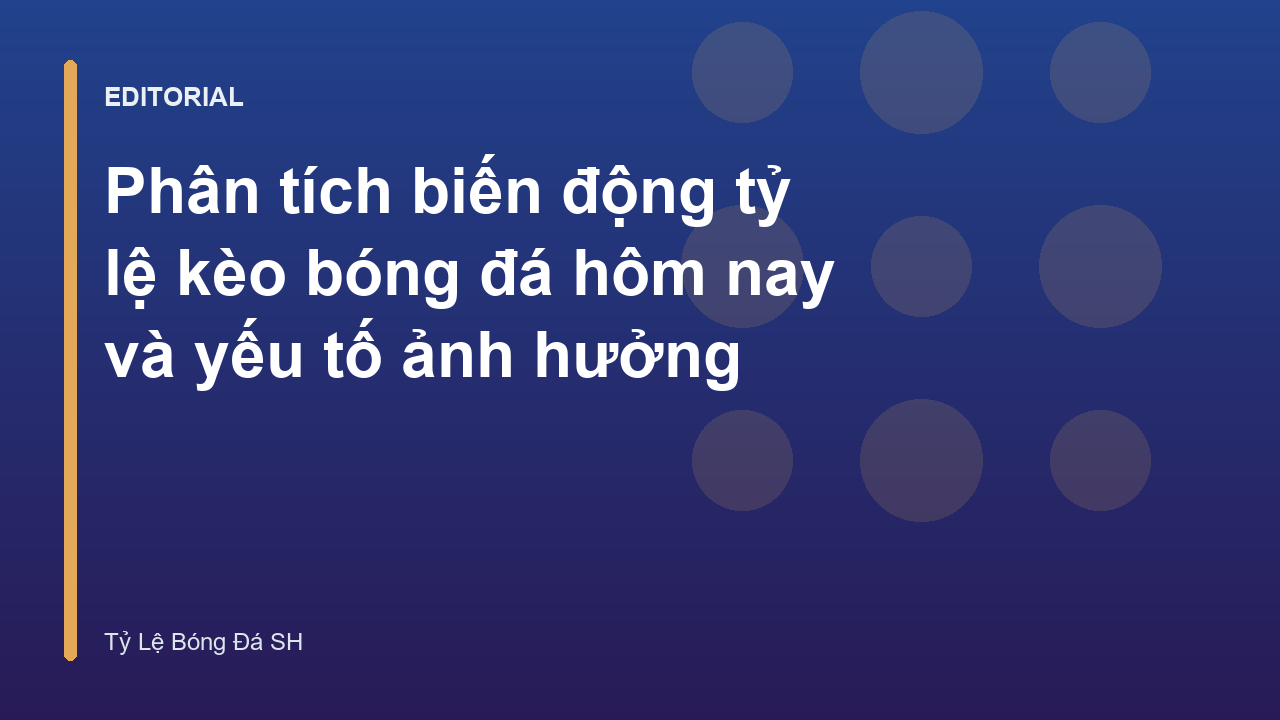 Biểu đồ minh họa biến động tỷ lệ kèo bóng đá